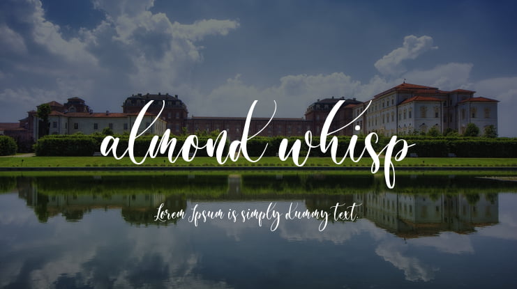 almond whisp Font
