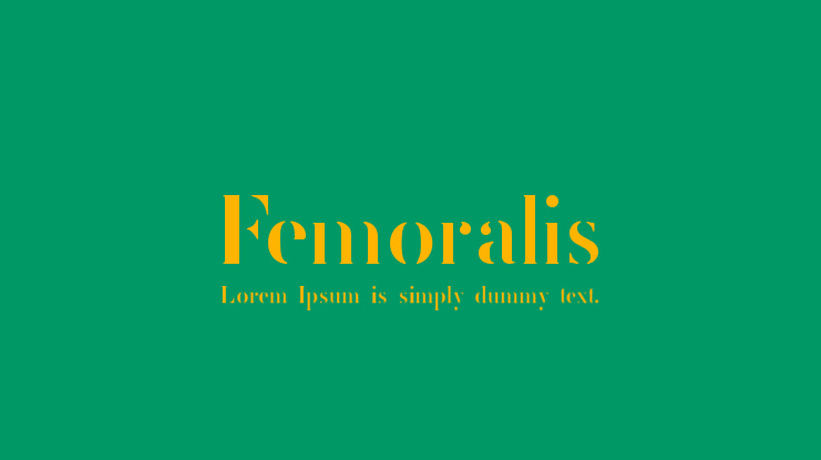 Femoralis Font