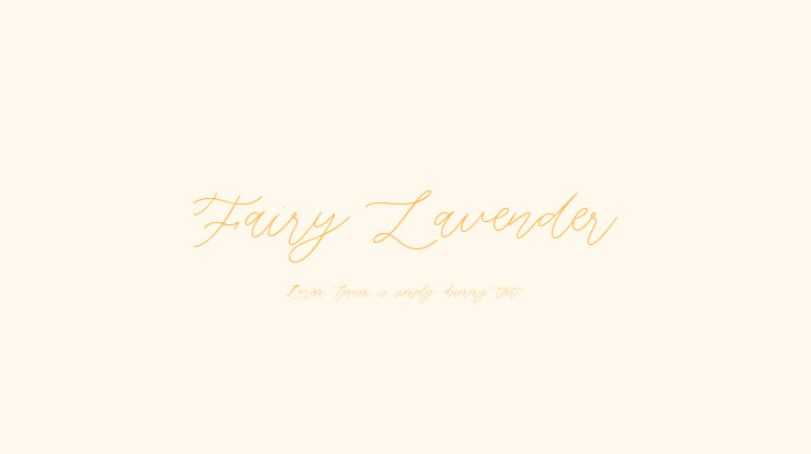 Fairy Lavender Font