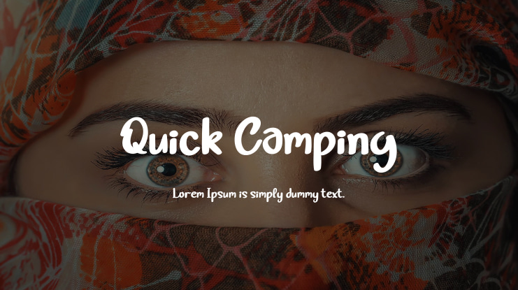 Quick Camping Font