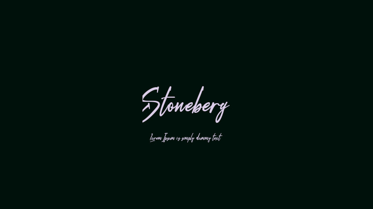 Stoneberg Font