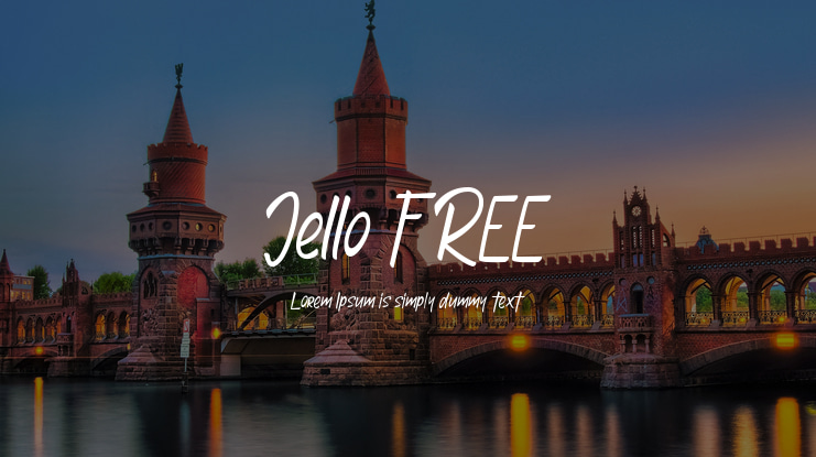 Jello FREE Font
