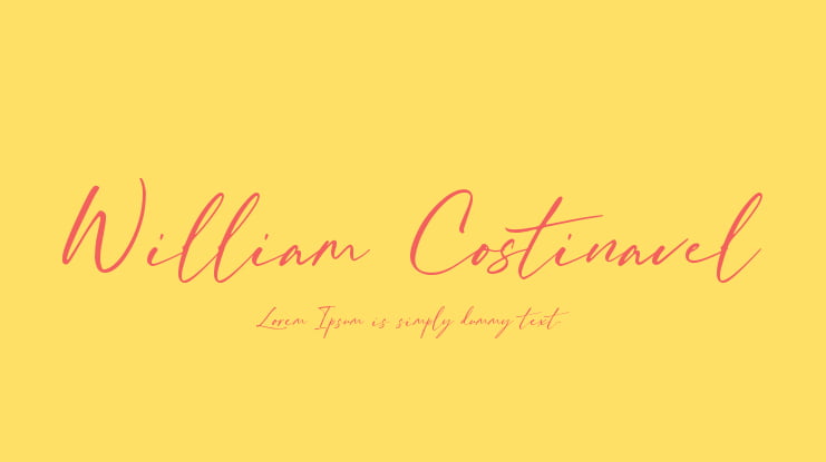 William Costinavel Font