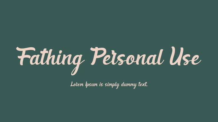 Download Free Fathing Personal Use Font Download Free For Desktop Webfont PSD Mockup Template