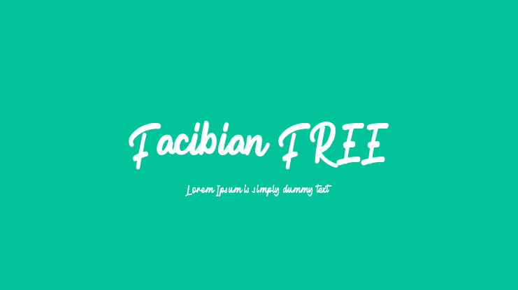 Facibian FREE Font