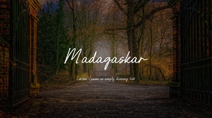 Madagaskar Font