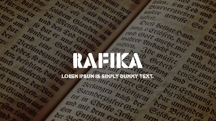 Rafika Font