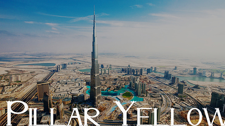 Pillar Yellow Font Family