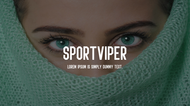 SPORTVIPER Font