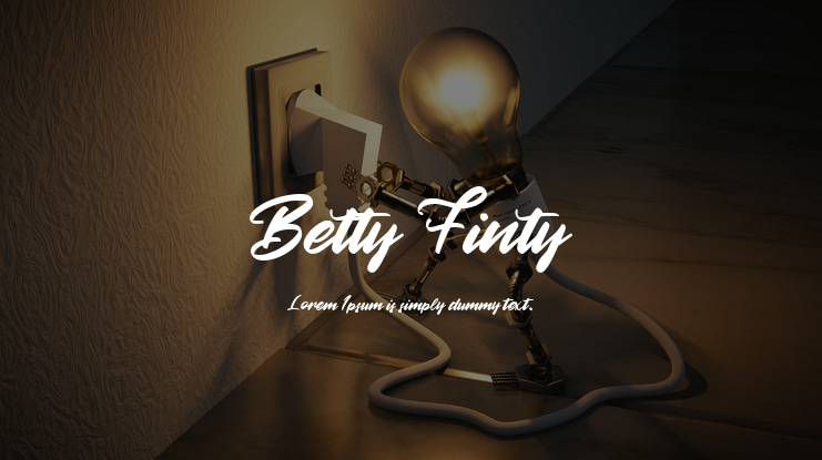 Betty Finty Font