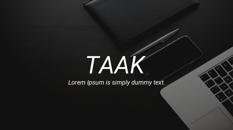 TAAK Font Family