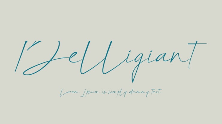 Belligiant Font
