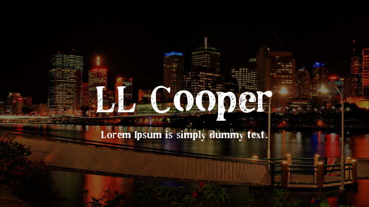 LL Cooper Font