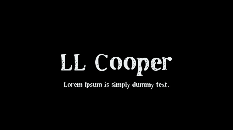 LL Cooper Font