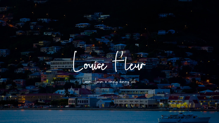 Louise Fleur Font