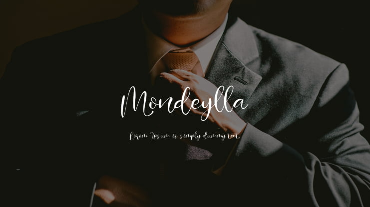 Mondeylla Font