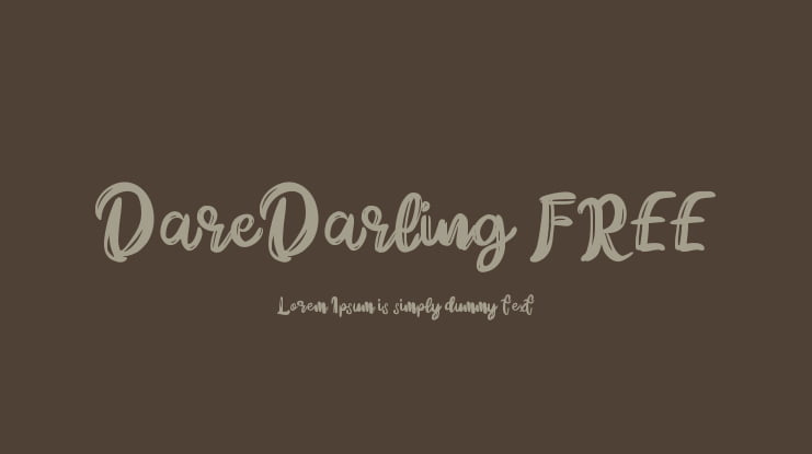 DareDarling FREE Font