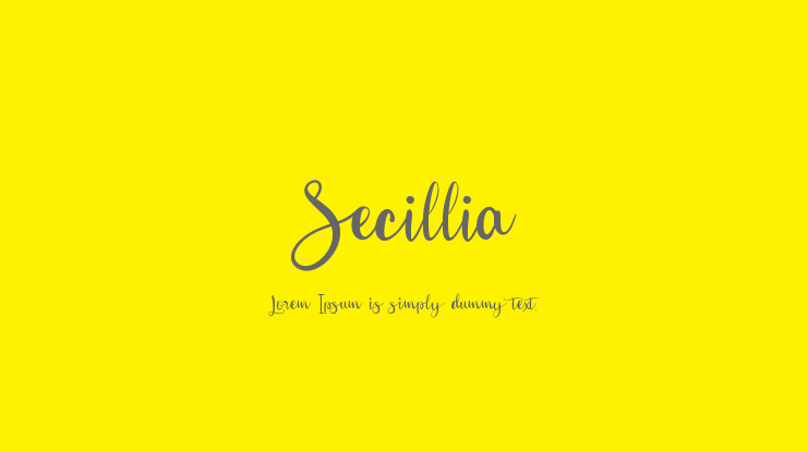 Secillia Font