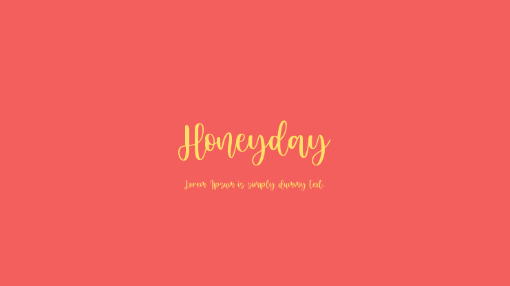 Honeyday Font