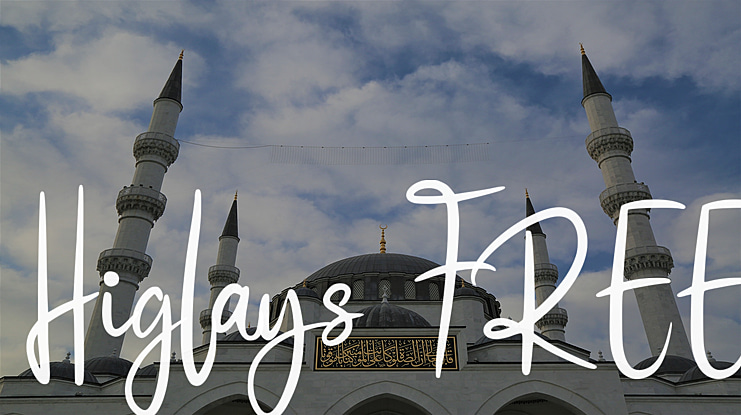 Higlays FREE Font