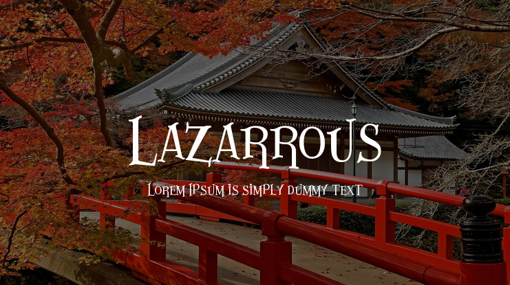 Lazarrous Font