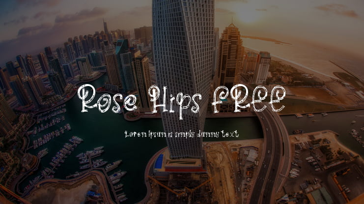 Rose Hips FREE Font