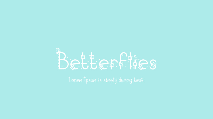 Betterflies Font