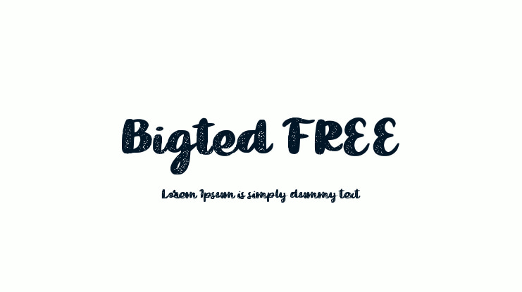 Bigted FREE Font