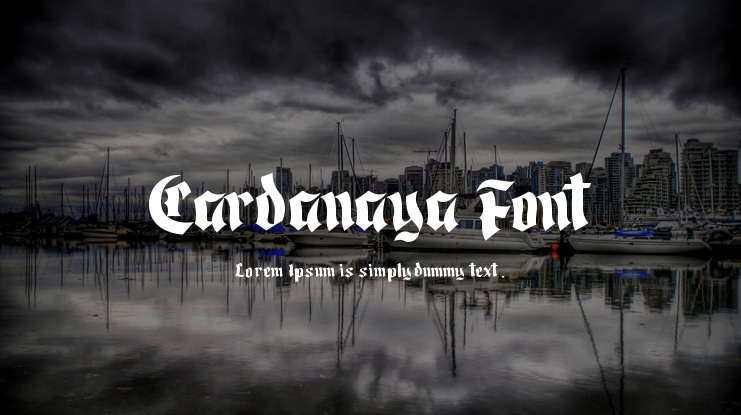 Cardanaya Font
