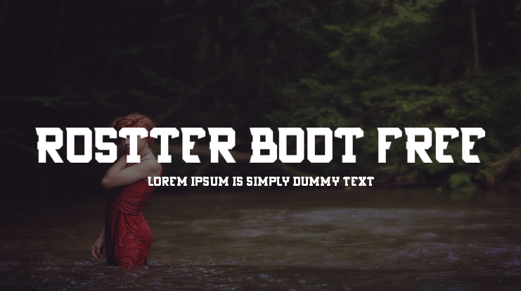 Rostter boot FREE Font