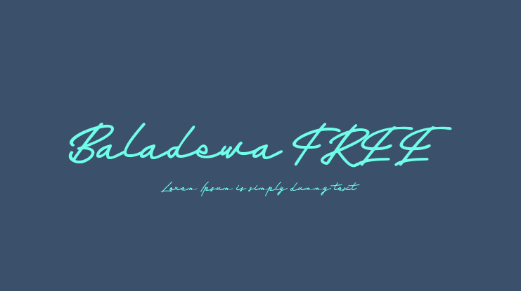 Baladewa FREE Font