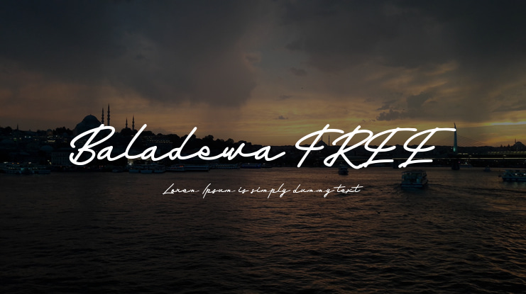 Baladewa FREE Font