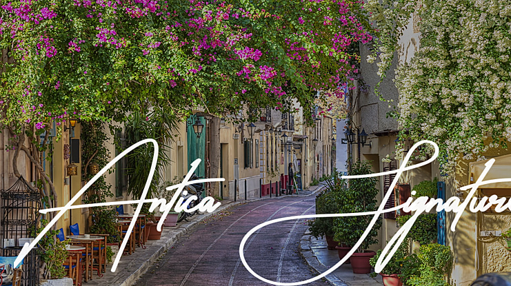 Antica Signature Font