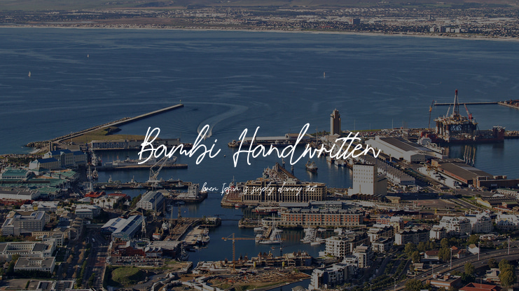 Bambi Handwritten Font