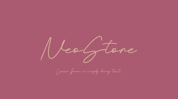 NeoStone Font