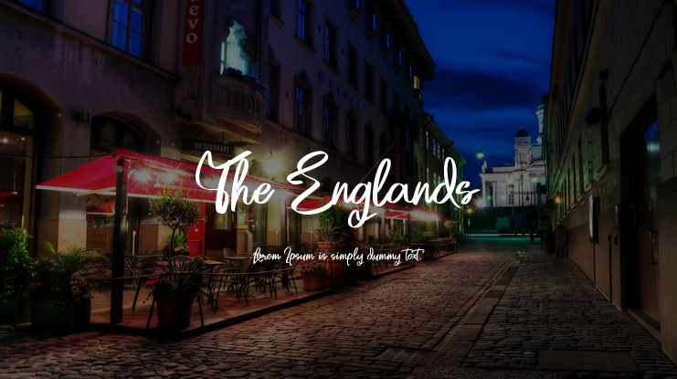 The Englands Font
