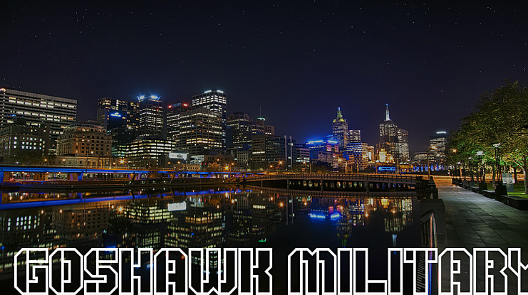 Goshawk Military Font Family