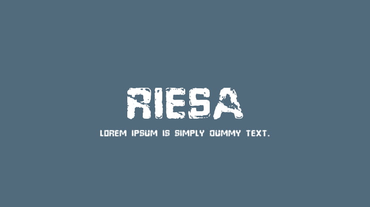 Riesa Font