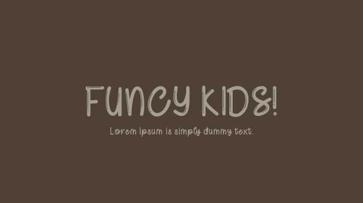 FUNCY KIDS! Font