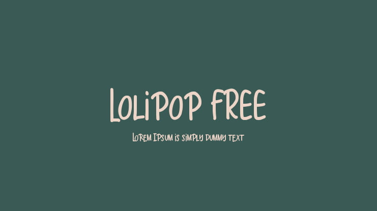 Lolipop FREE Font