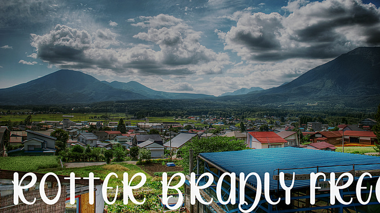 Rotter Bradly FREE Font