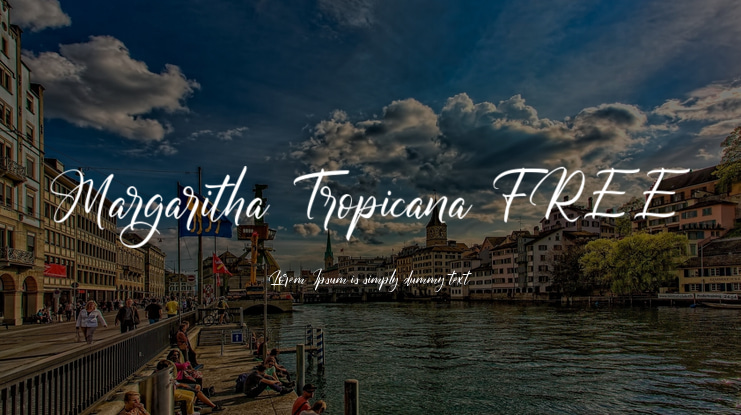 Margaritha Tropicana FREE Font