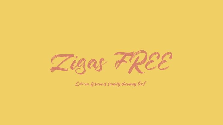 Zigas FREE Font