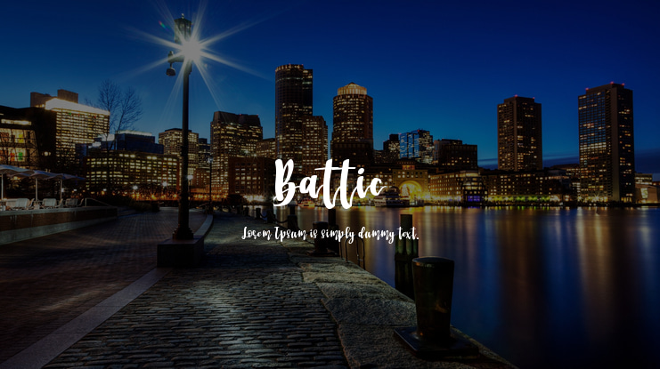 Battic Font