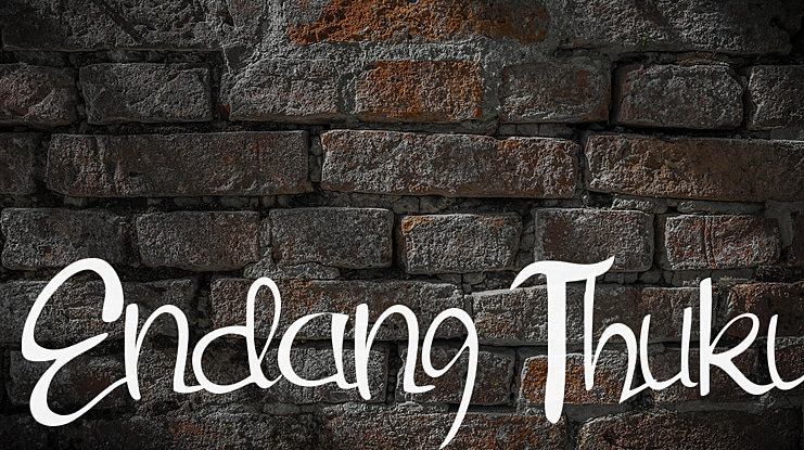 Endang Thuku Font