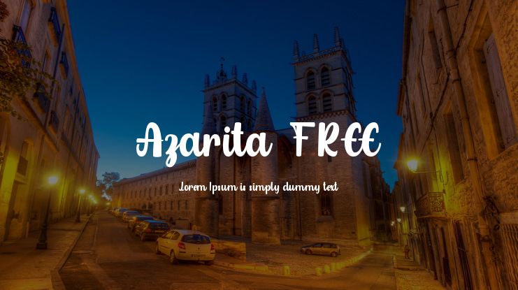 Azarita  FREE Font Family