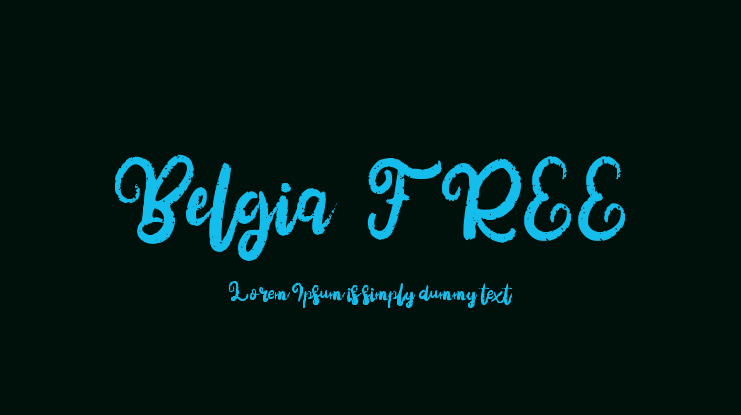 Belgia FREE Font