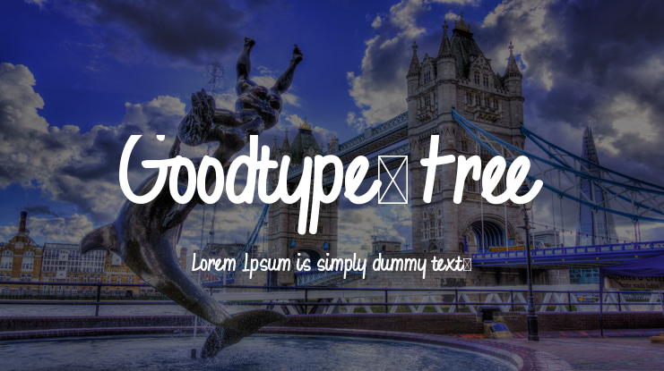 Goodtype-Free Font