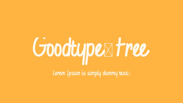 Goodtype-Free Font
