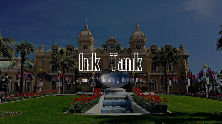 Ink Tank Font